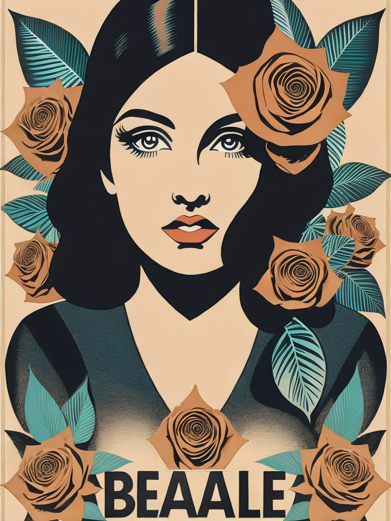 00943-592883643-a poster of a woman's face with roses around her eyes and the words bearale on it by Shepard Fairey.png